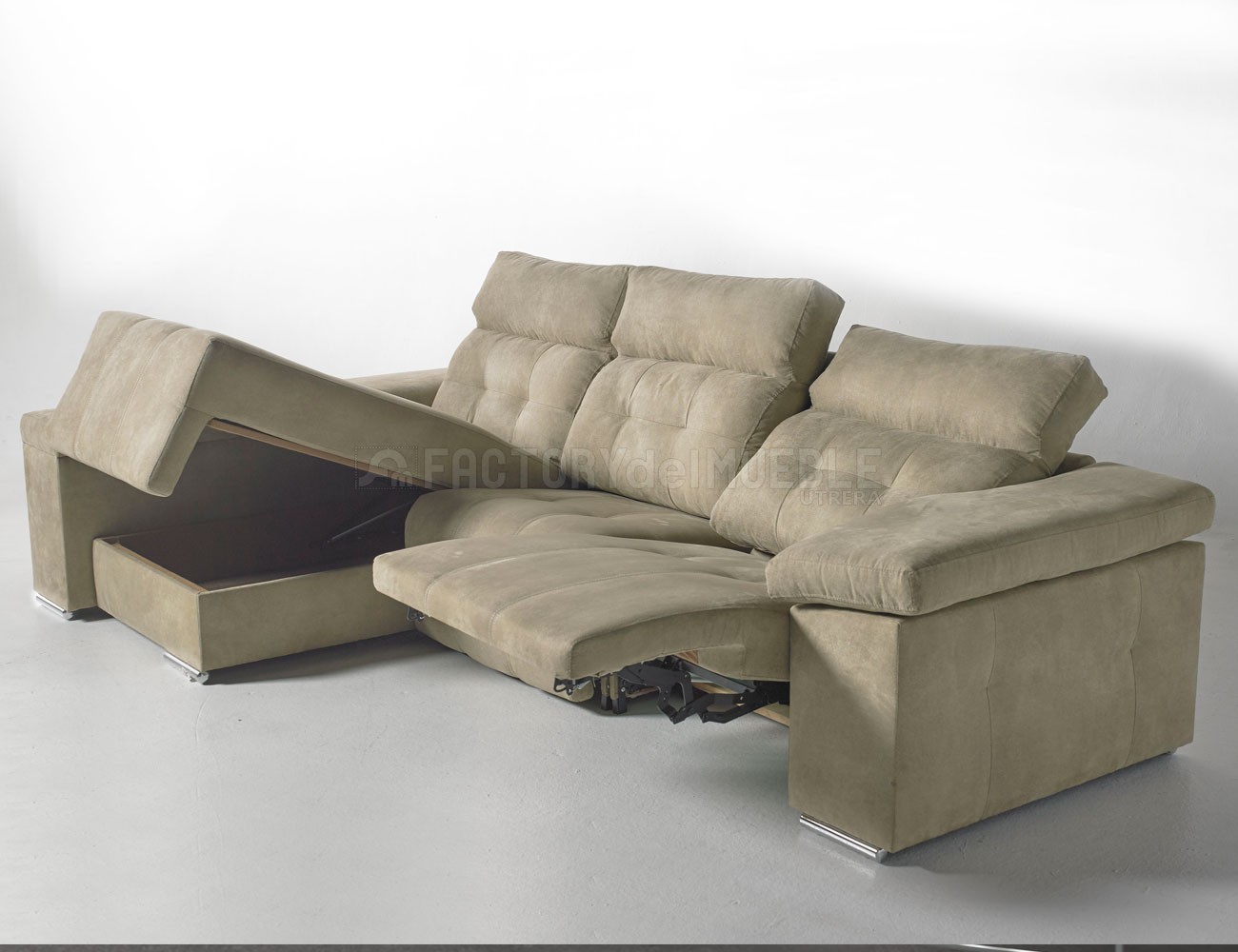 Sofá Alaska con asientos relax eléctricos (28629) | Factory del Mueble  Utrera
