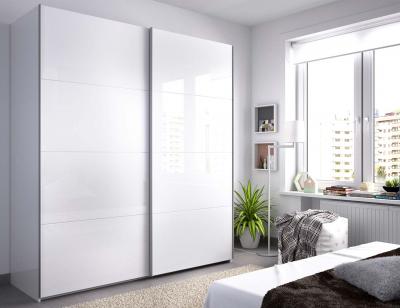 Mueble dormitorio lacado blanco y vison - Silarte Muebles